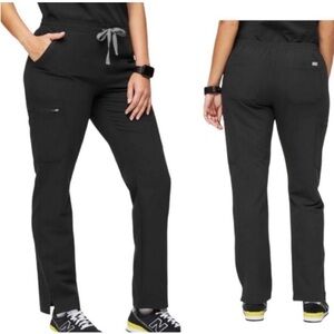 Figs Black Yola Pants XLP